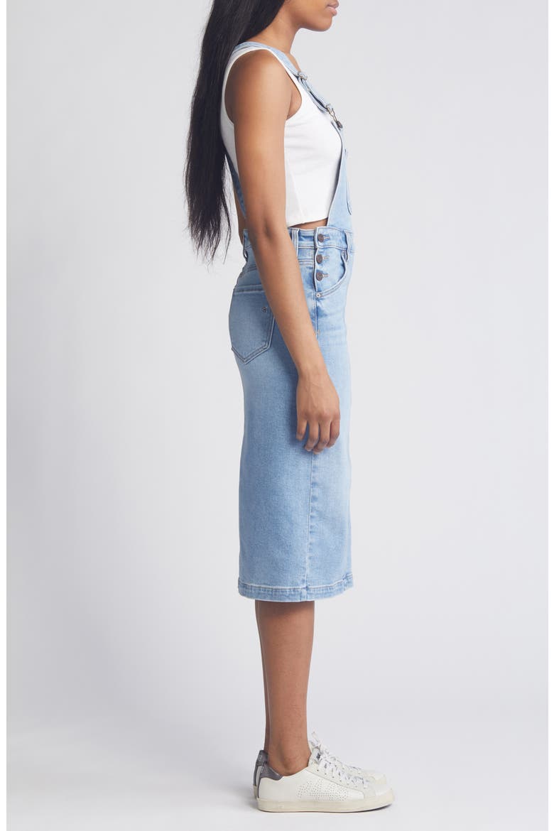 Midi Denim Skirtall, Alternate, color, MEDIUM WASH