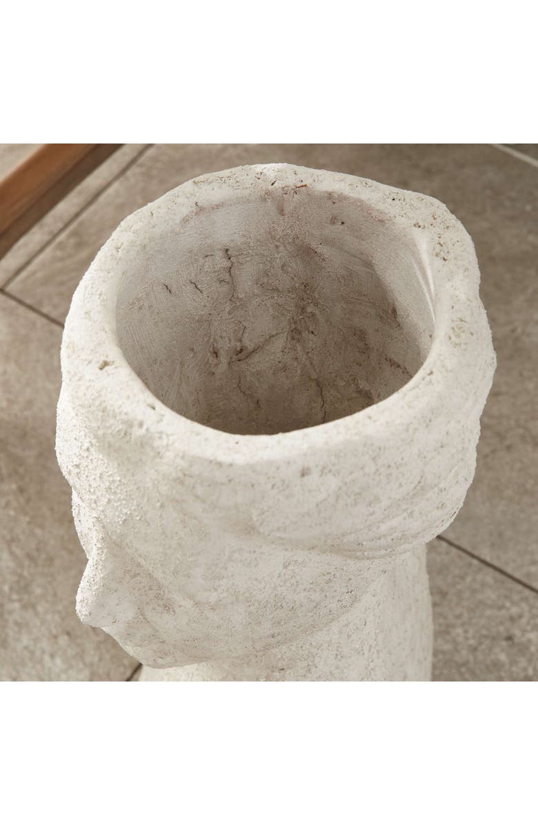 Napa Home & Garden Weathered Garden Female Bust Planter, Alternate, color, White