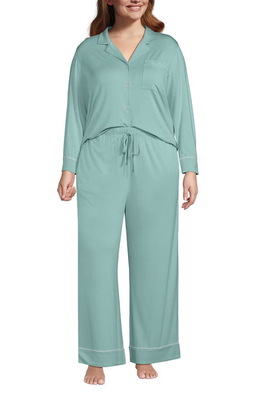 LANDS' END LANDS' END PLUS SIZE COOLING 2 PIECE PAJAMA SET
