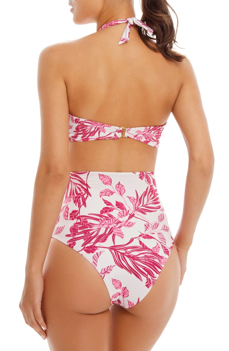 Cosita Linda Halter One-Piece Swimsuit, Alternate, color, Magenta