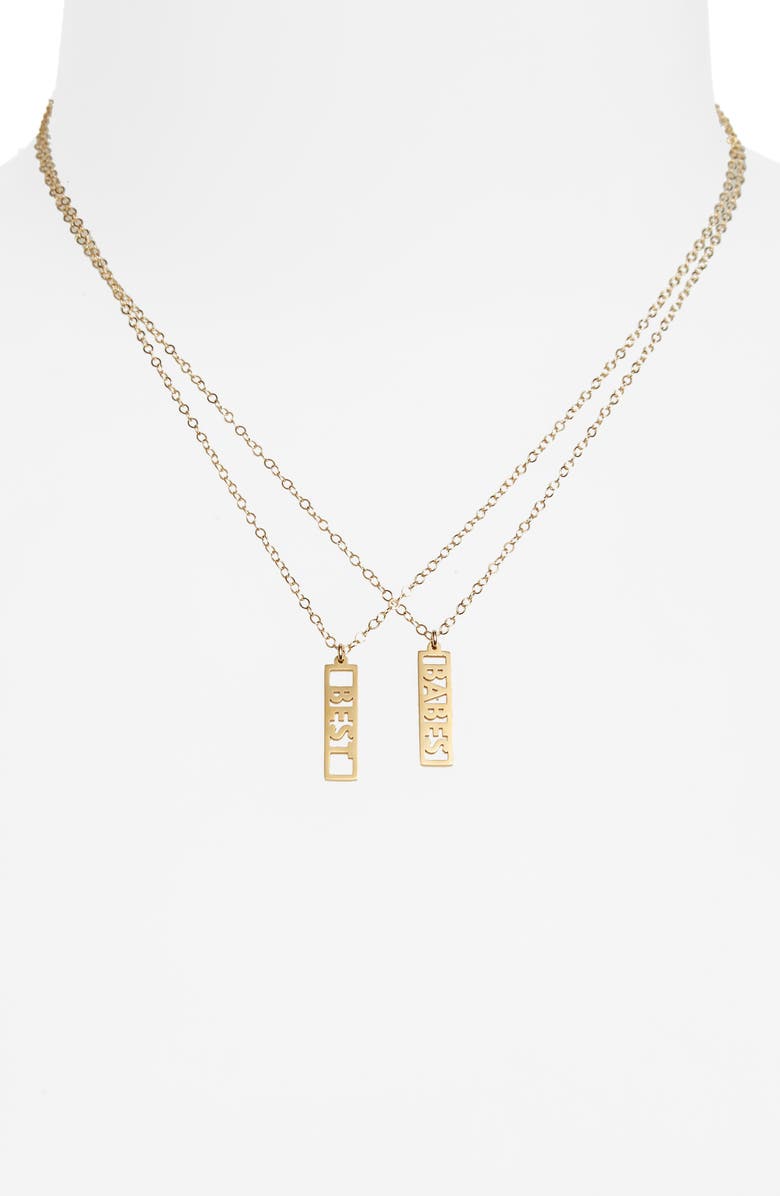 Seoul Little Best Babes Necklace Set, Alternate, color, 