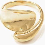Bearfruit Jewelry 14k Gold Plated Shirley Ring Statement Chic Trendy Statement