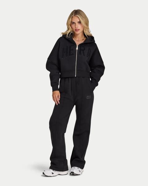 365 Long Sleeve Cropped Zip Hoodie