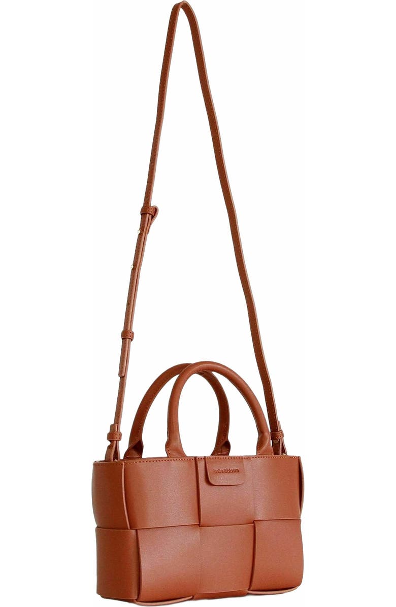 Belle & Bloom Little Love Woven Crossbody Bag, Alternate, color, Camel