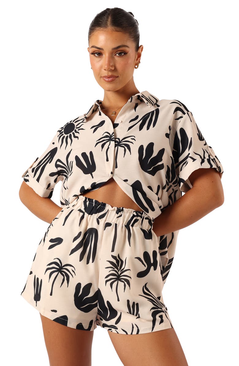 Petal & Pup Sawyer Short Sleeve Button-Up Shirt, Alternate, color, 