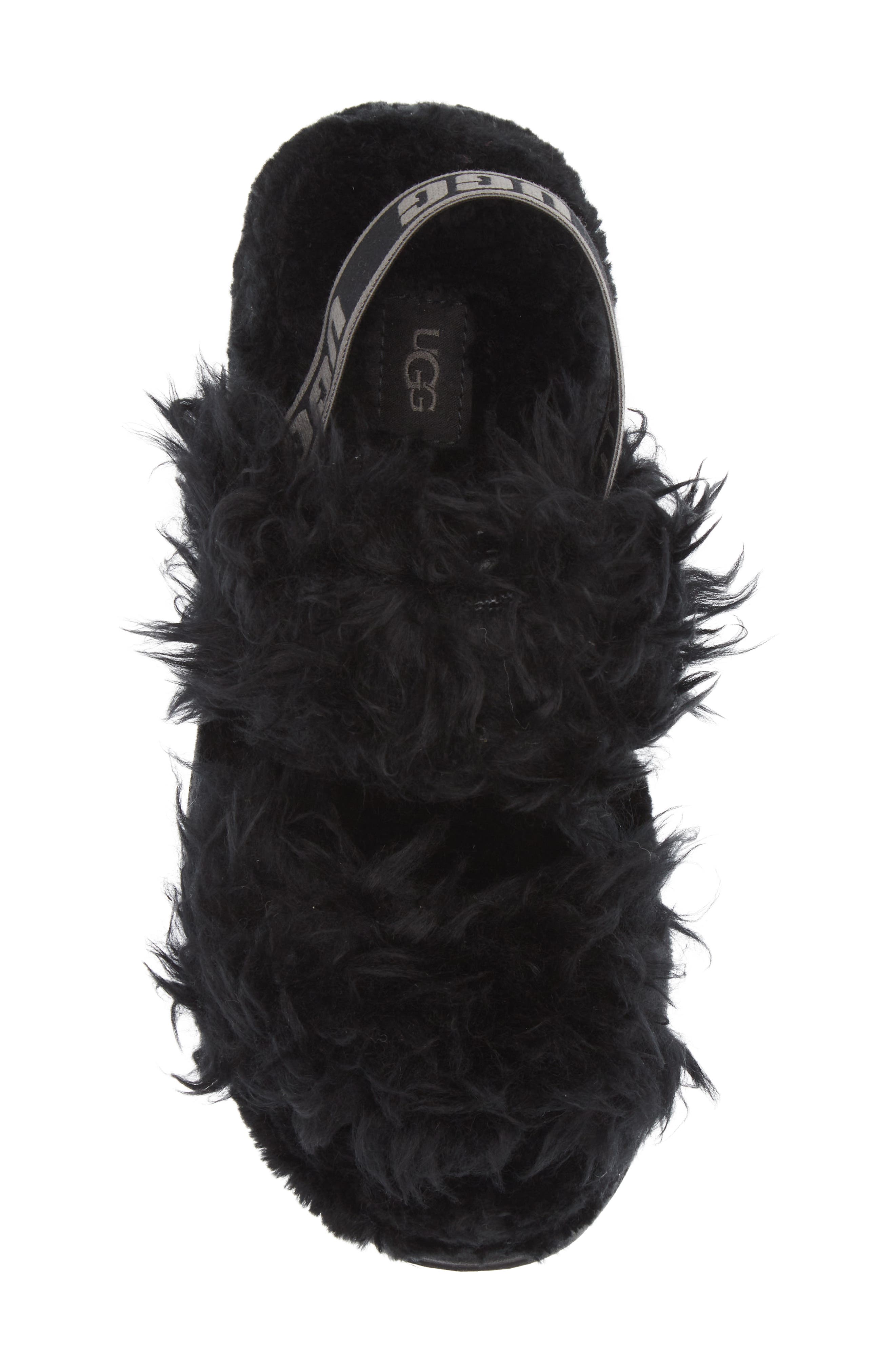 UGG<sup>®</sup> Fluff Sugar Faux Fur Sandal, Alternate, color, 