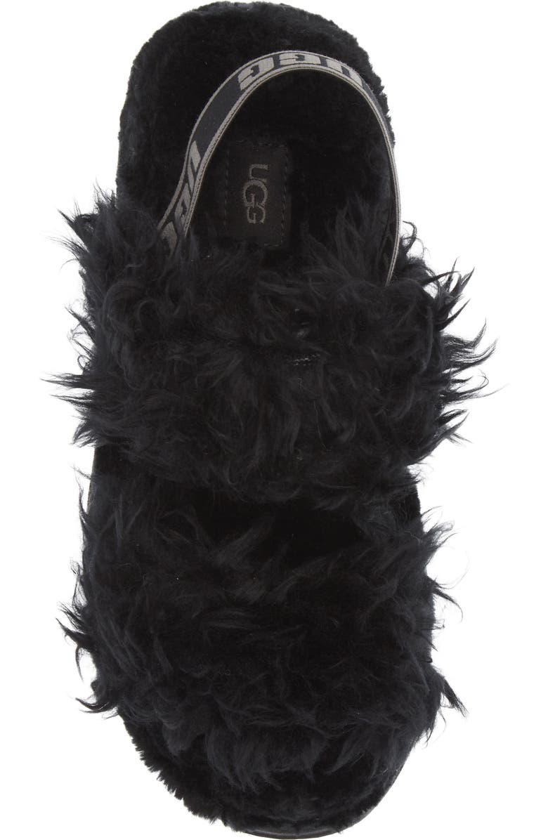 UGG<sup>®</sup> Fluff Sugar Faux Fur Sandal, Alternate, color,