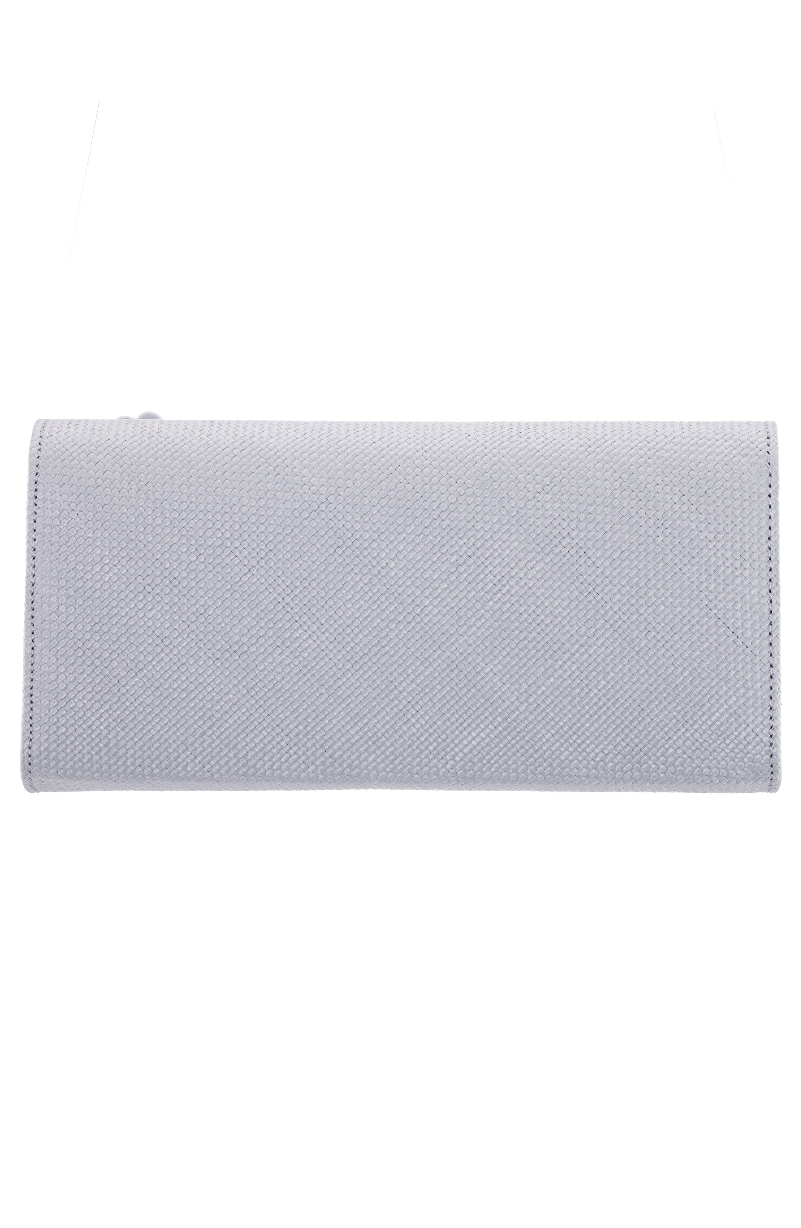 Nina Jollie Clutch, Alternate, color, Dark Silver