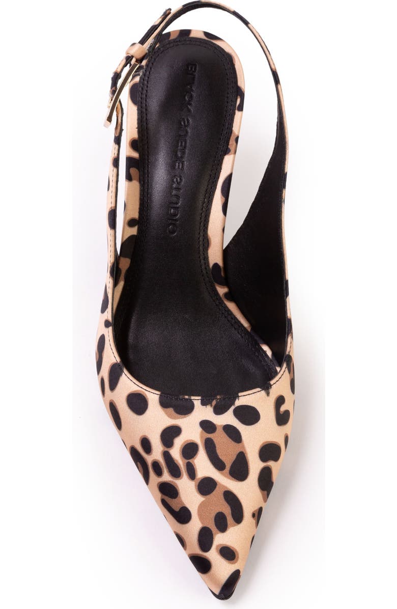 BLACK SUEDE STUDIO Branca 65 Satin Pump, Alternate, color, Cheetah Satin