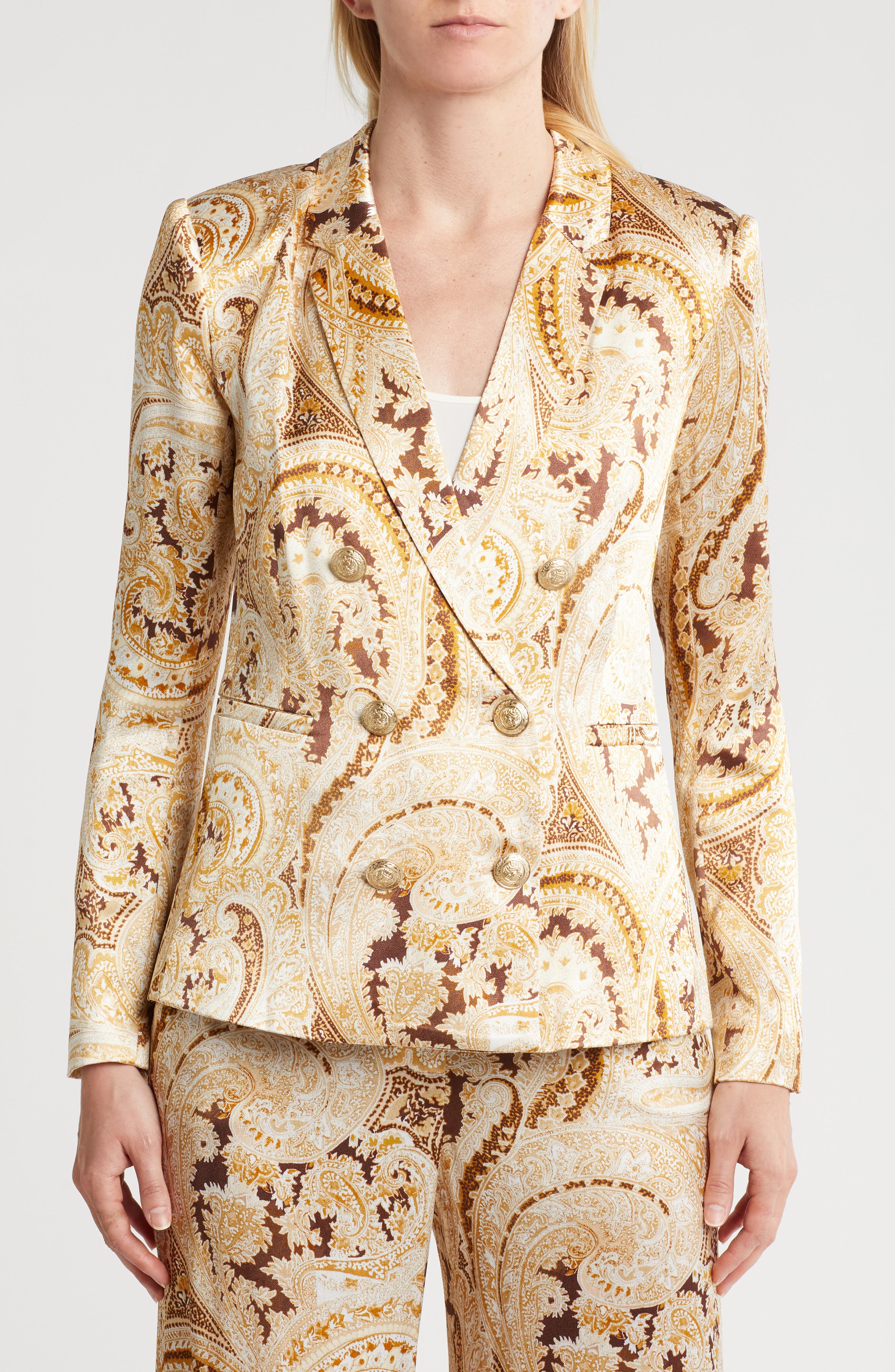 Colin Paisley Double Breasted Blazer