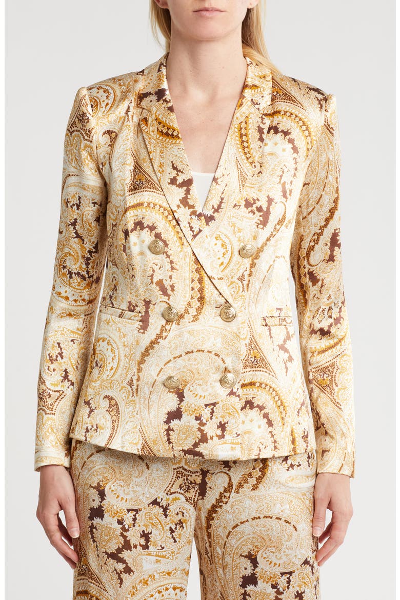 Colin Paisley Double Breasted Blazer, Main, color, IVORY MULTI BOUTE PAISLEY