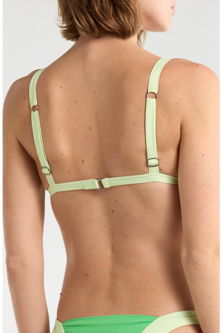 Rewind Reversible Bikini Top, Alternate, color, GREEN