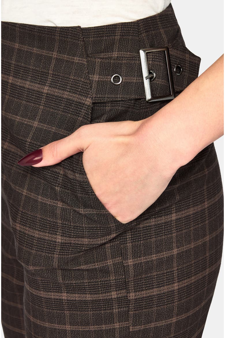 Fran Baby Boot Flare Trouser, Alternate, color, Brown