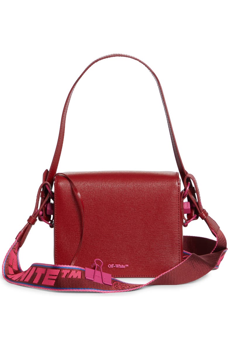 Off-White Diagonal Stripe Shoulder Bag, Alternate, color,