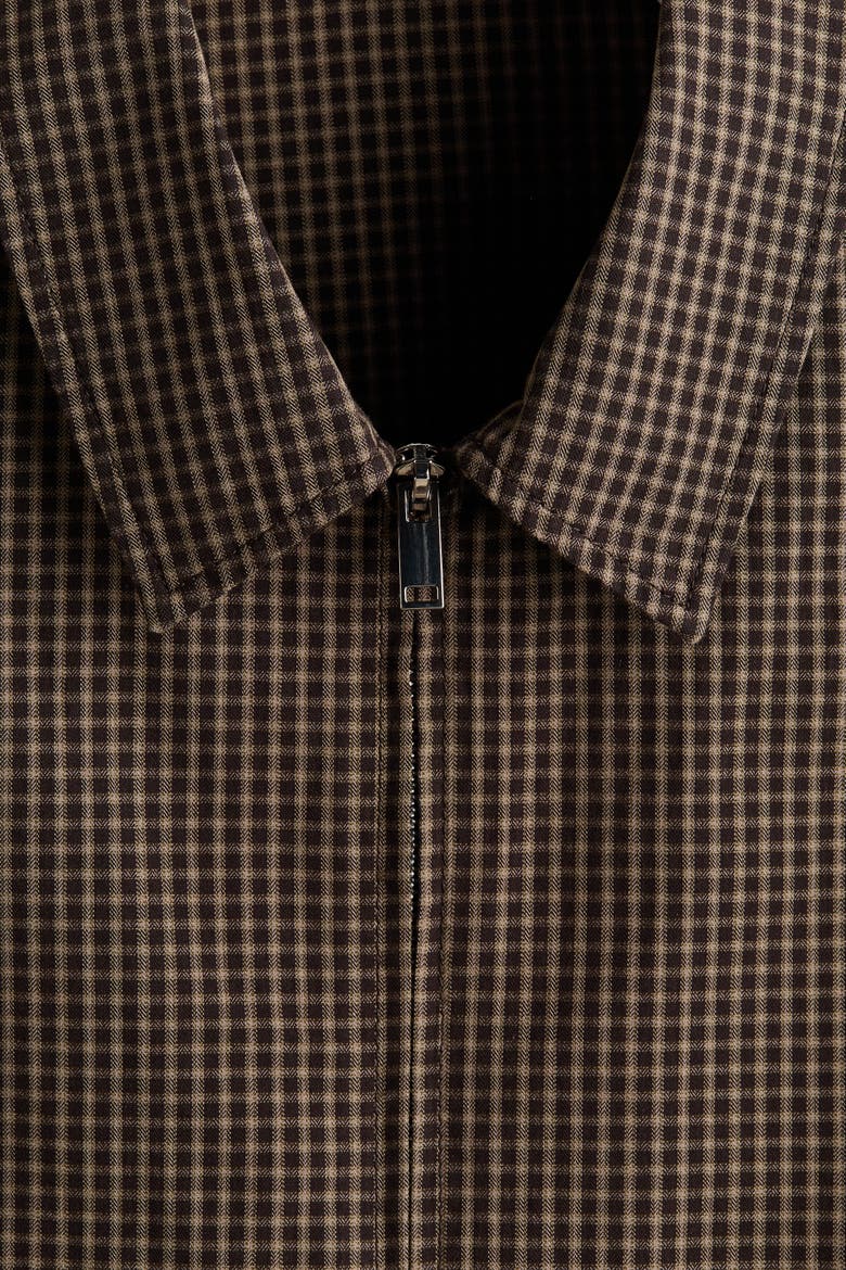 Overshirt, Alternate, color, Dark brown/checked