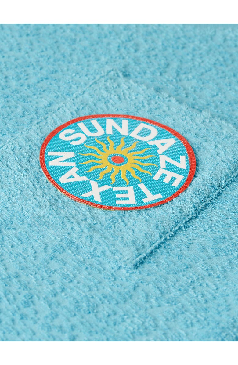 Scotch & Soda Kids' Jacquard Cotton Graphic T-Shirt, Alternate, color, Milky Blue