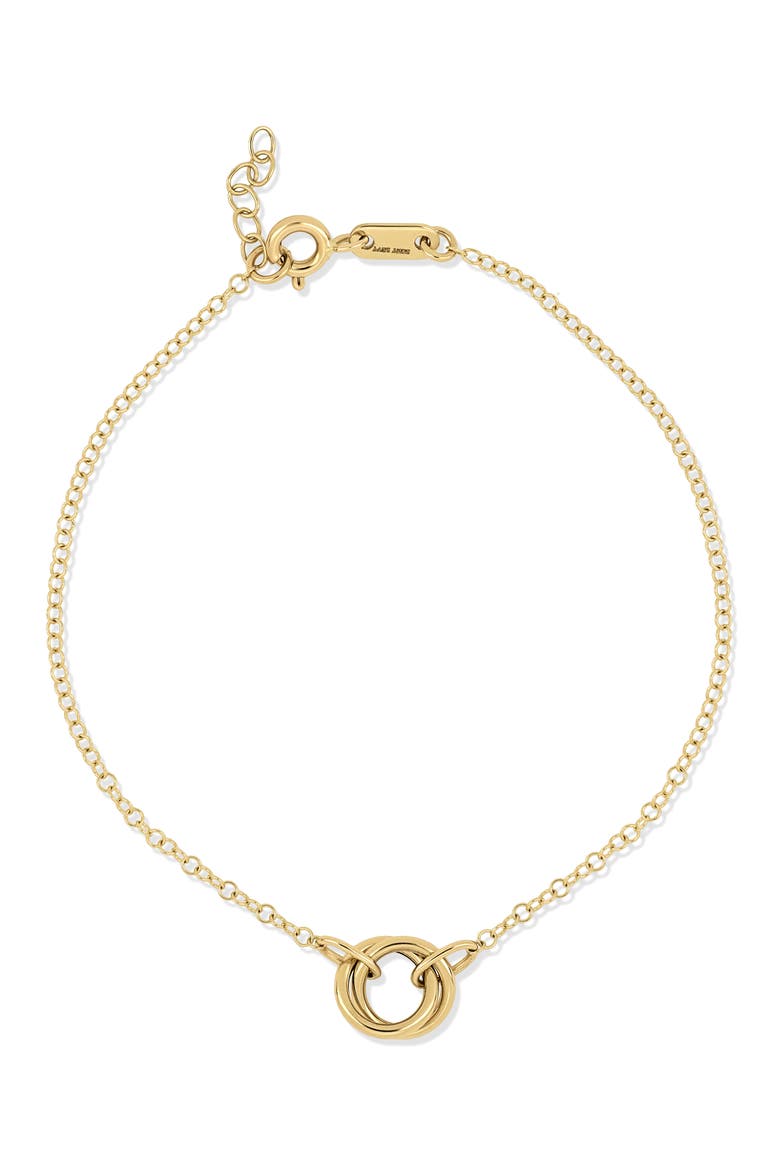 14k Gold Chain Bracelet, Main, color, 14K YELLOW GOLD