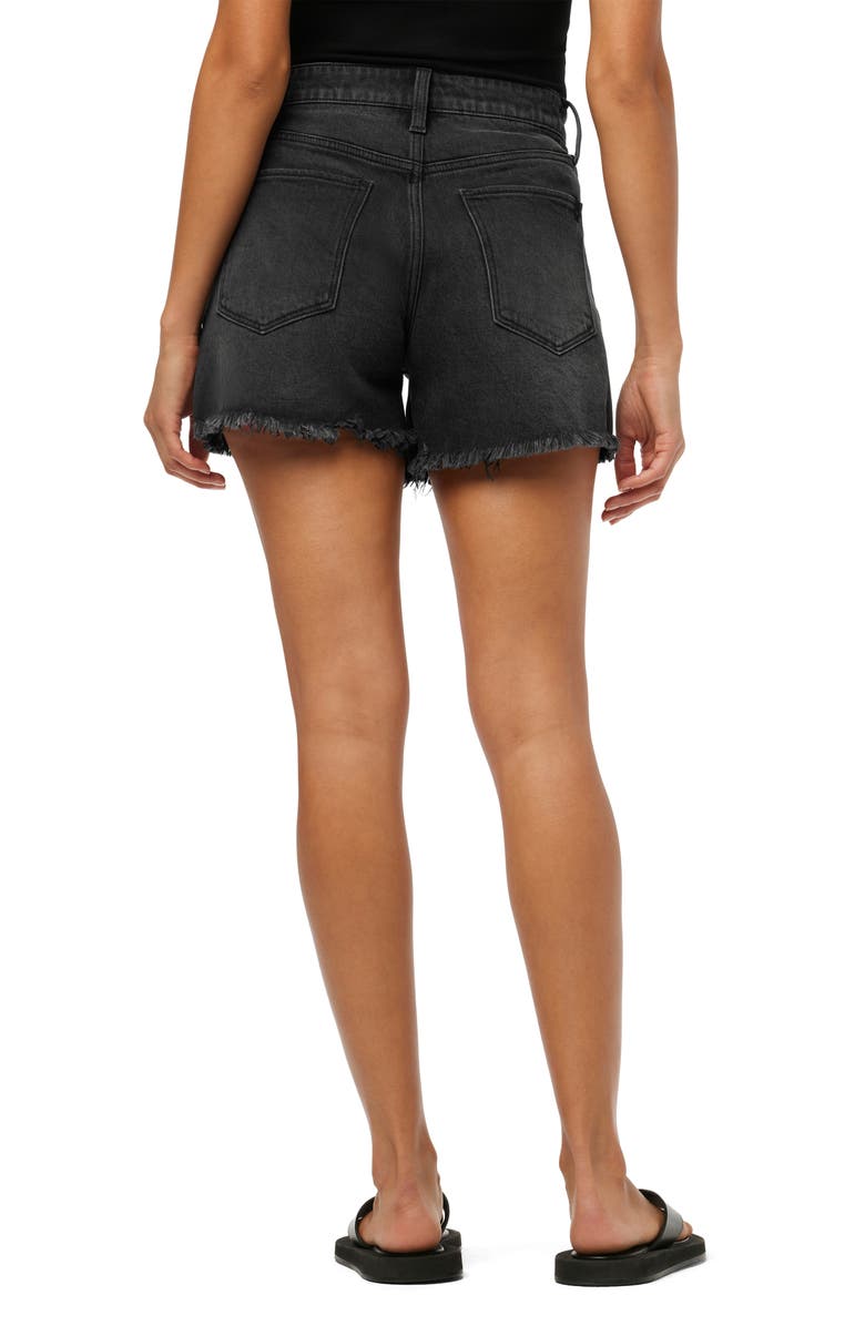 Joe's The Jessie Frayed High Waist Relaxed Denim Shorts, Alternate, color, Finesse