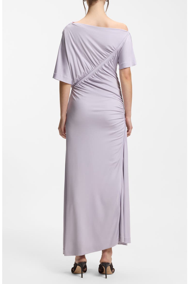 Ecaren Ruched Jersey Dress, Alternate, color, LAVENDAR TIDE
