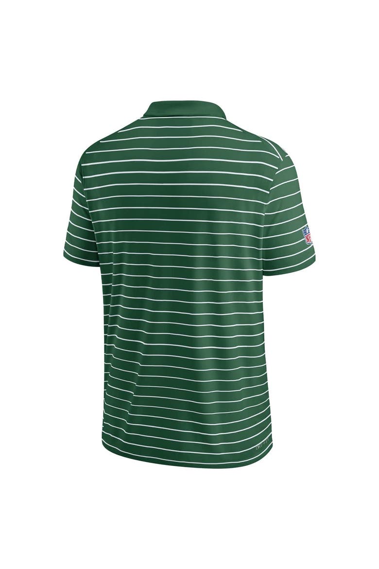 Men's Nike Green New York Jets Sideline Lock Up Victory Performance Polo, Alternate, color, Green