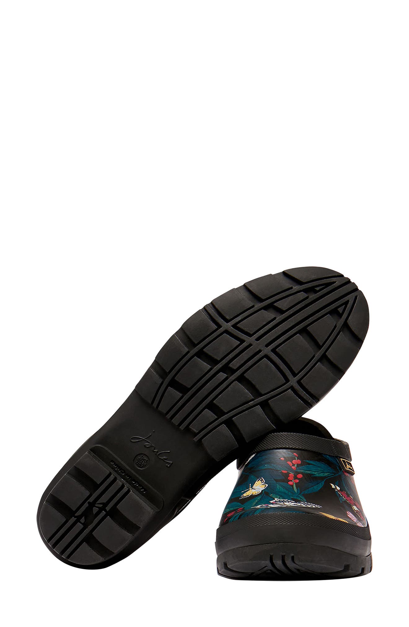 Joules Pop On Waterproof Rain Boot Clog, Alternate, color, 