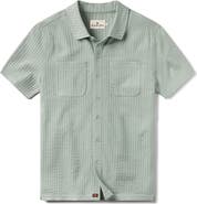 The Normal Brand Getaway Short Sleeve Knit Button-Up Shirt