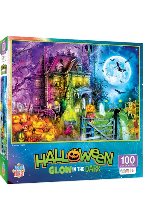 Spooky Night 100 Piece Glow Puzzle