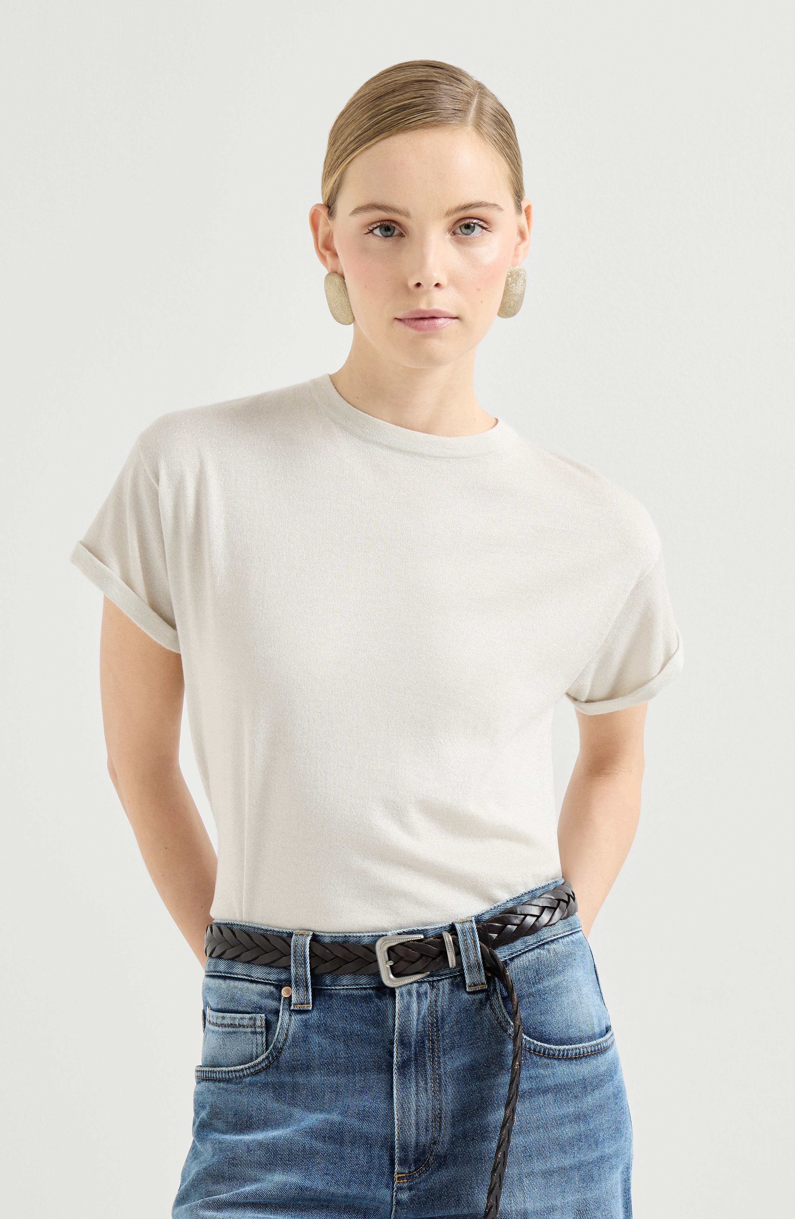 Cashmere and silk lightweight sweater - image 5