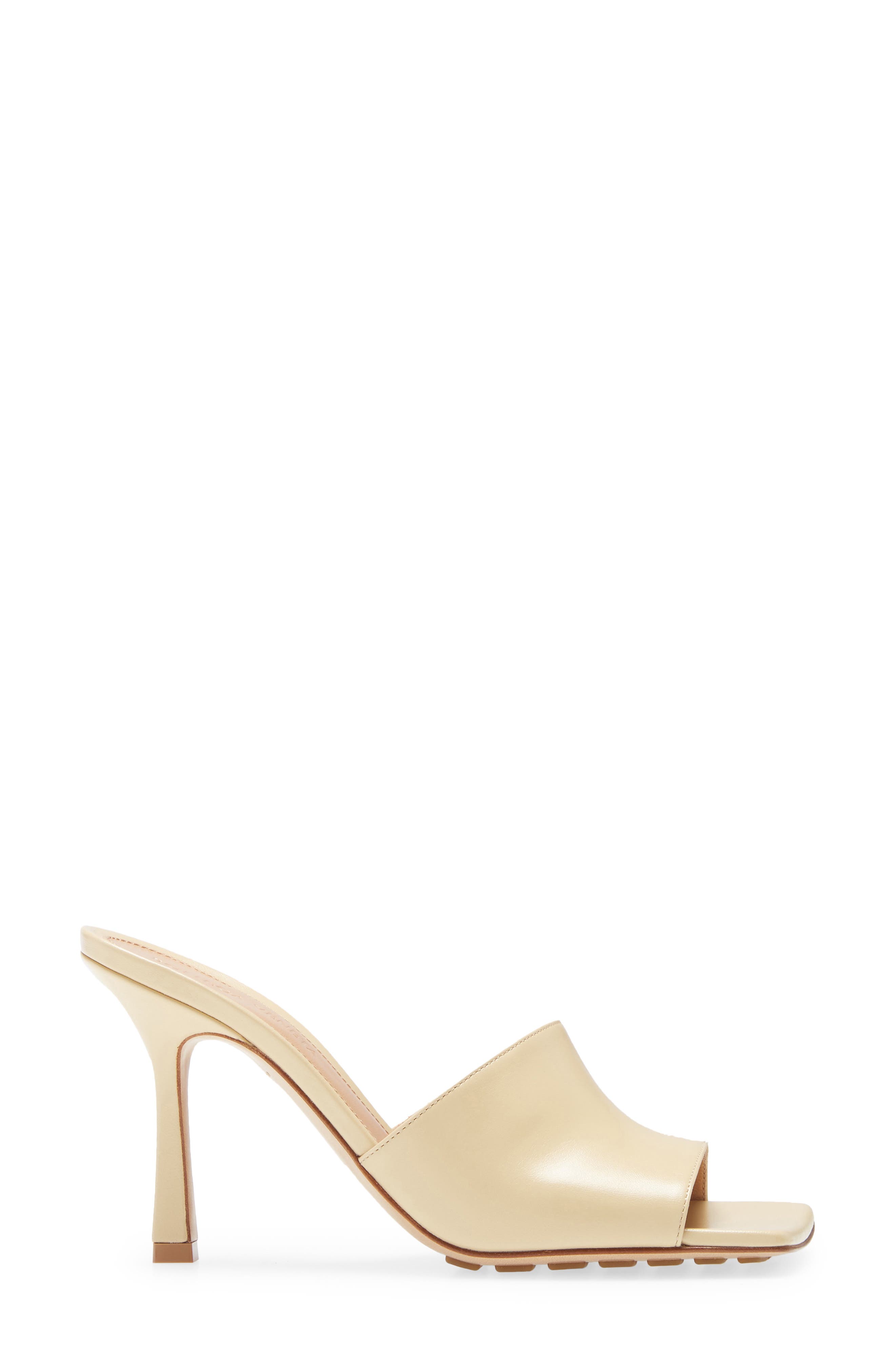 Bottega Veneta Stretch Square Toe Slide Sandal, Alternate, color, 