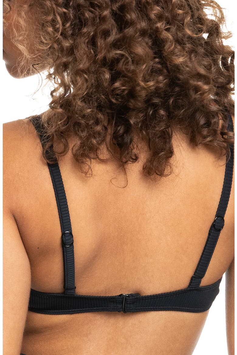 Love the Muse Ribbed Underwire Bikini Top, Alternate, color, ANTHRACITE
