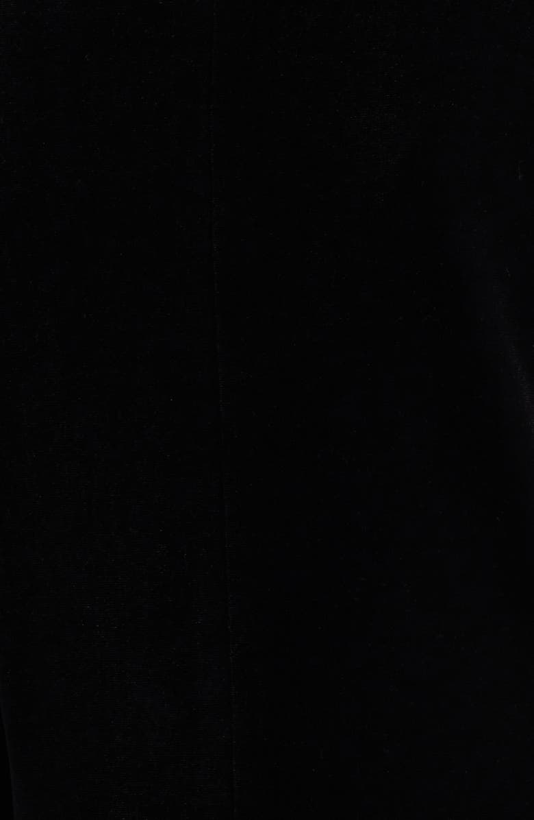 Tahari ASL Faux Double Breasted Velvet Blazer, Alternate, color,