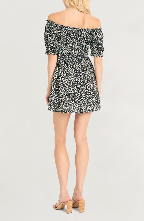 The Good Journey Off The Shoulder Ruched Minidress