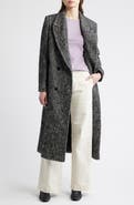 BOSS Orange Covalli Longline Herringbone Coat