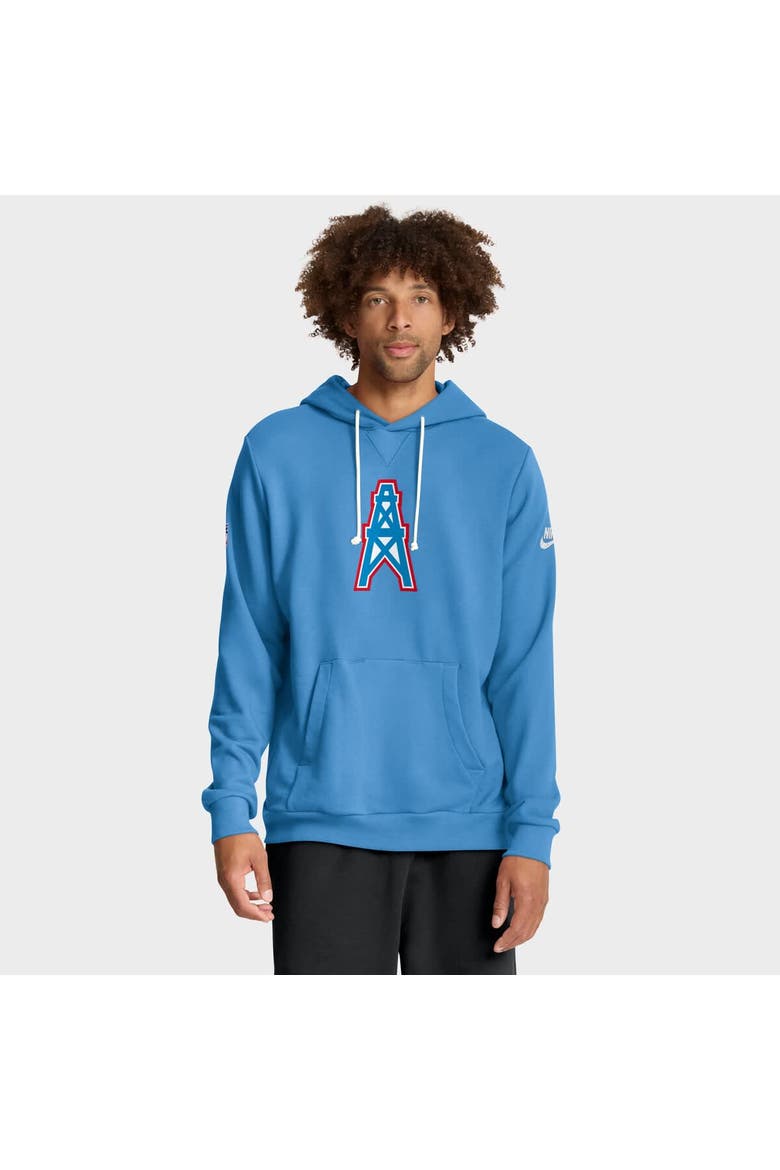 Men's Nike Light Blue Tennessee Titans Sideline Standard Issue Alt 2 Dri-FIT Hoodie, Main, color, Light Blue
