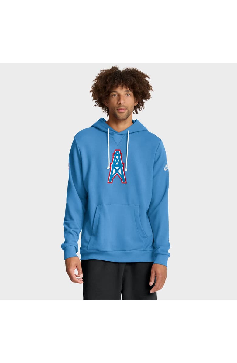 Nike Men's Nike Light Blue Tennessee Titans Sideline Standard Issue Alt 2 Dri-FIT Hoodie, Main, color, Light Blue