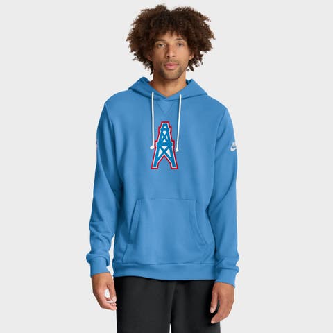 Men's Nike Light Blue Tennessee Titans Sideline Standard Issue Alt 2 Dri-FIT Hoodie