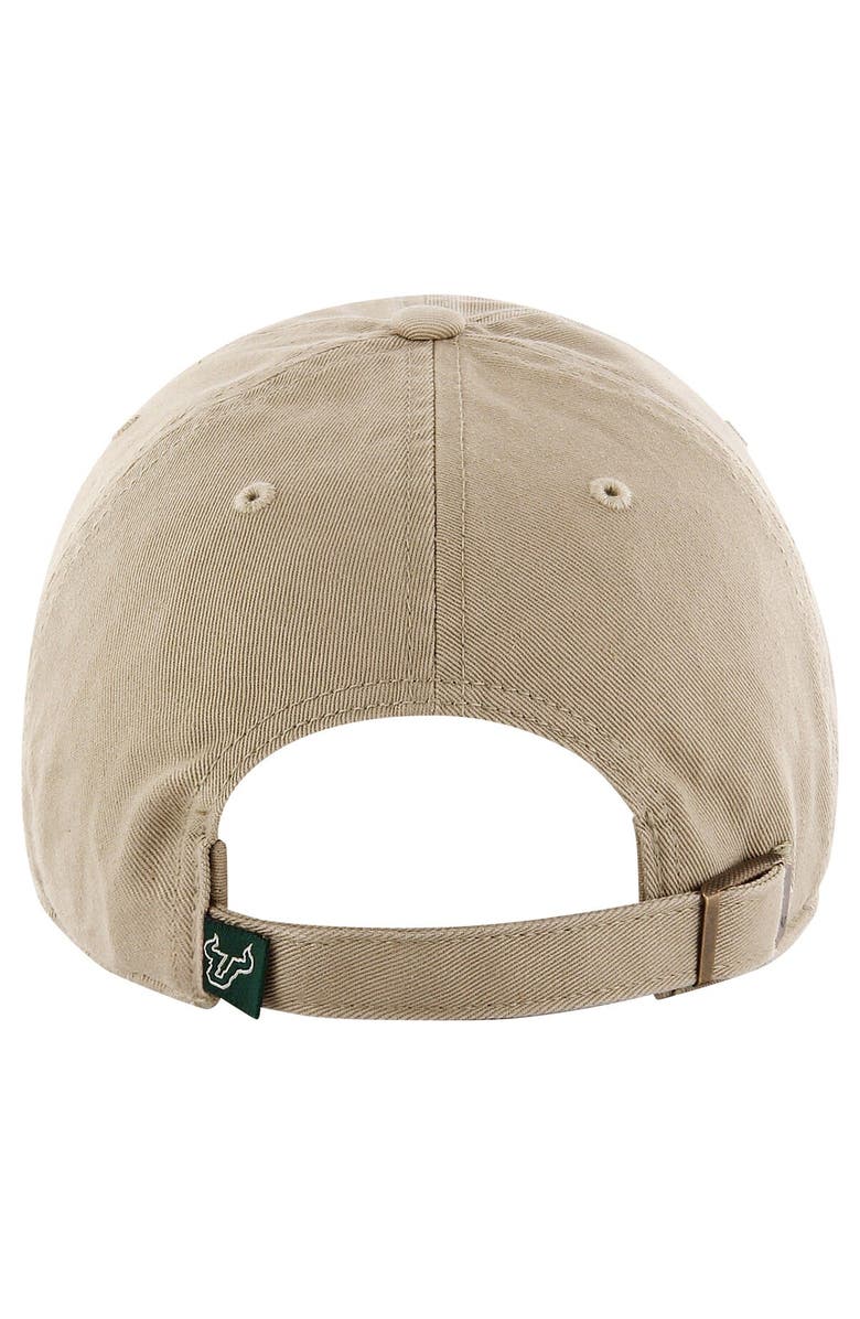 '47 Men's '47 Khaki South Florida Bulls Clean Up Adjustable Hat, Alternate, color, Khaki