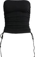 BDG Urban Outfitters Ruched Tapestry Bandeau Top