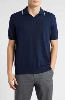 Canali Regular Fit Johnny Collar Polo