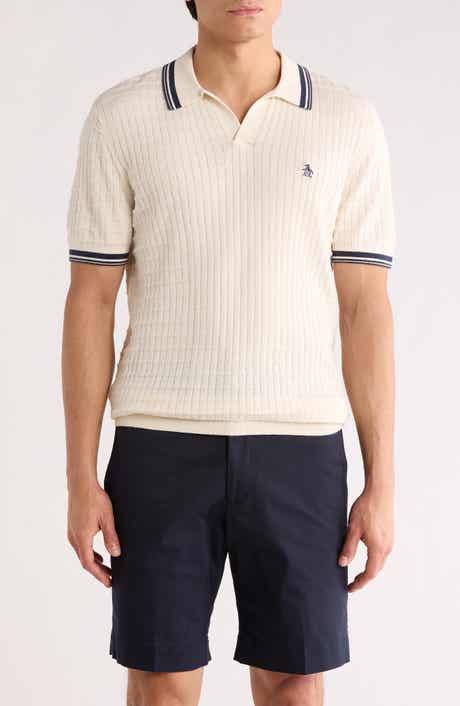 Original Penguin Cotton Grid Knit Polo