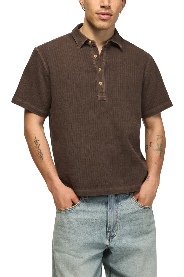 Short Sleeve Popover Shirt, Main, color, SHOPPING BAG