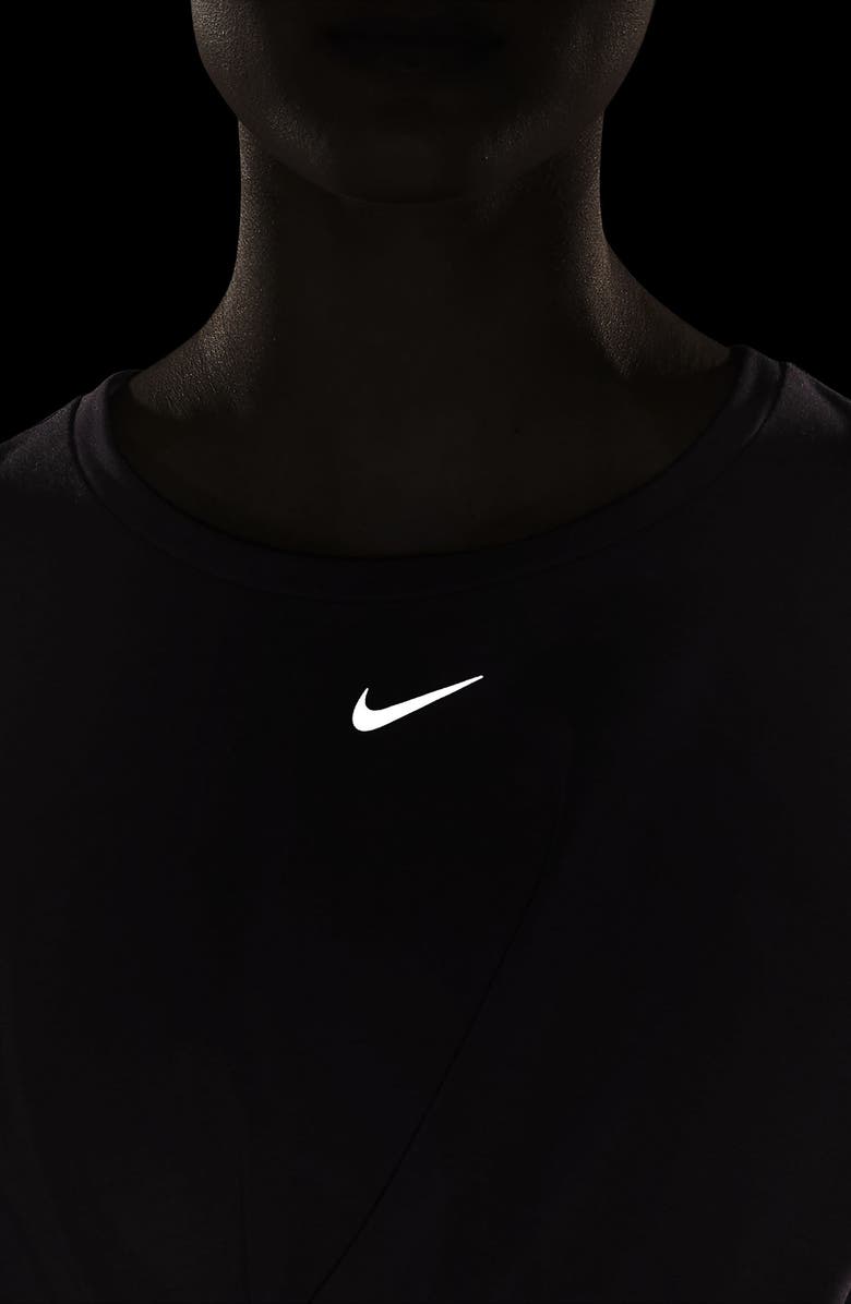 Nike One Luxe Dri-FIT Top, Alternate, color, Light Bordeaux