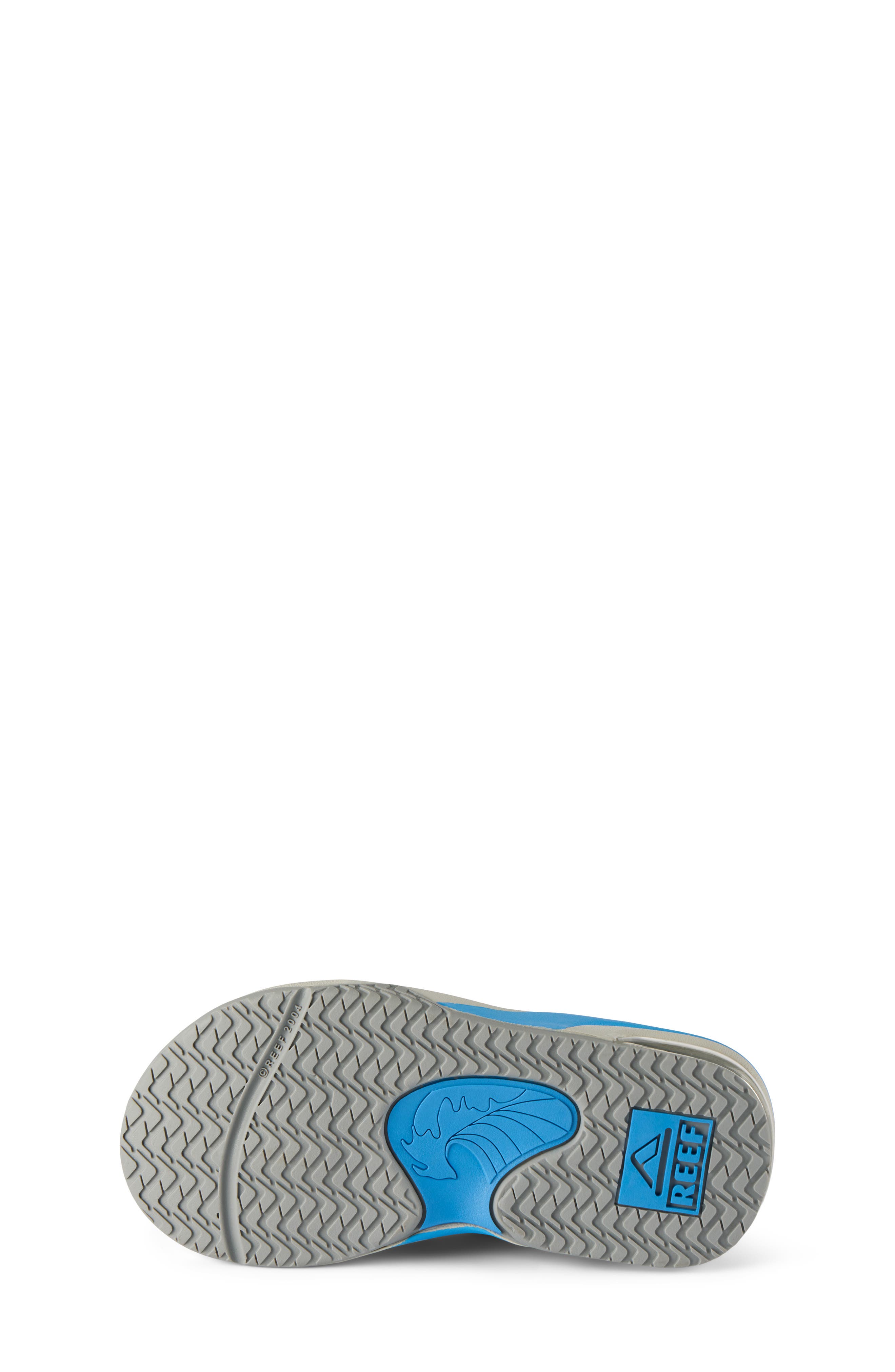 Kids' Little Fanning Flip Flop, Alternate, color, LIGHT GREY/ LIGHT BLUE