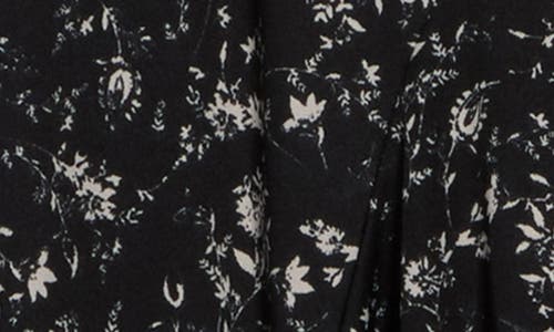 Go Couture Cold Shoulder Wrap Dress In Black