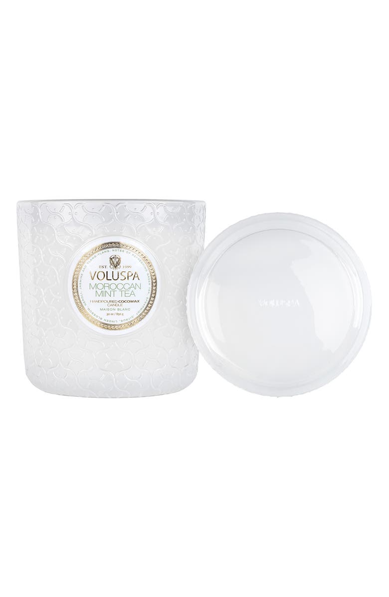 Voluspa Moroccan Mint Tea Luxe Candle, Alternate, color, Moraccan Mint
