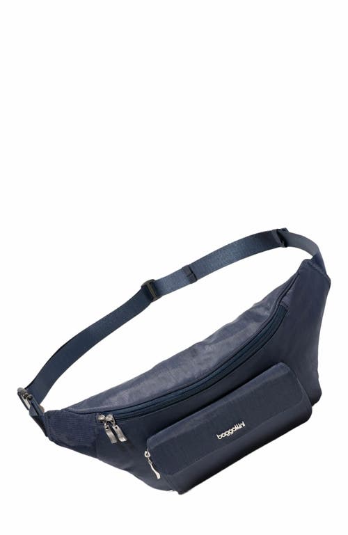 BAGGALLINI Modern Everywhere Large Belt Bag Sling in French Navy at Nordstrom