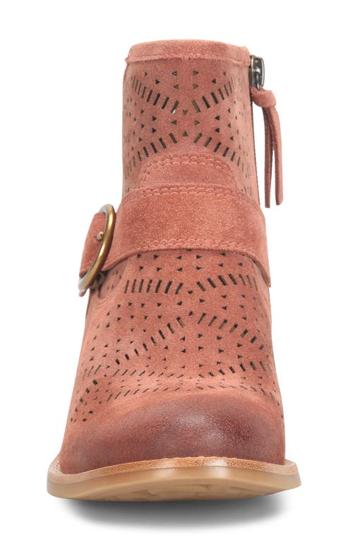 Söfft Adriana Block Heel Bootie In Pink