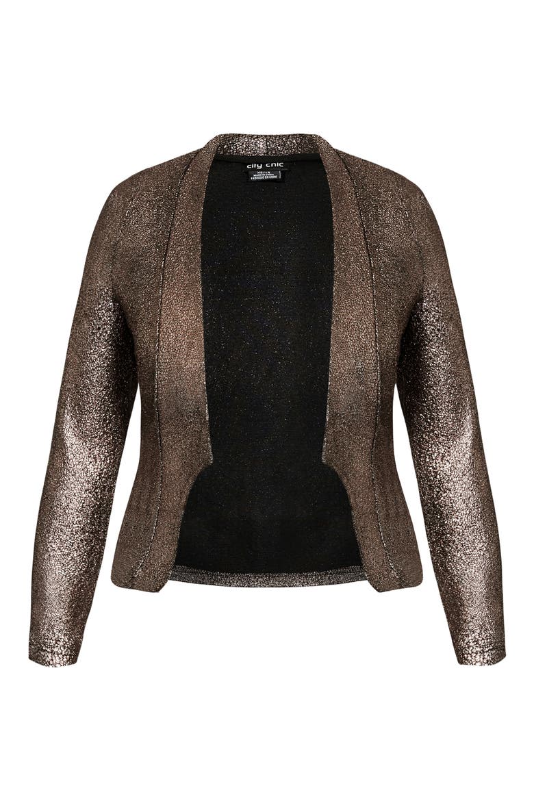 Shining Light Jacket, Alternate, color, BRONZE