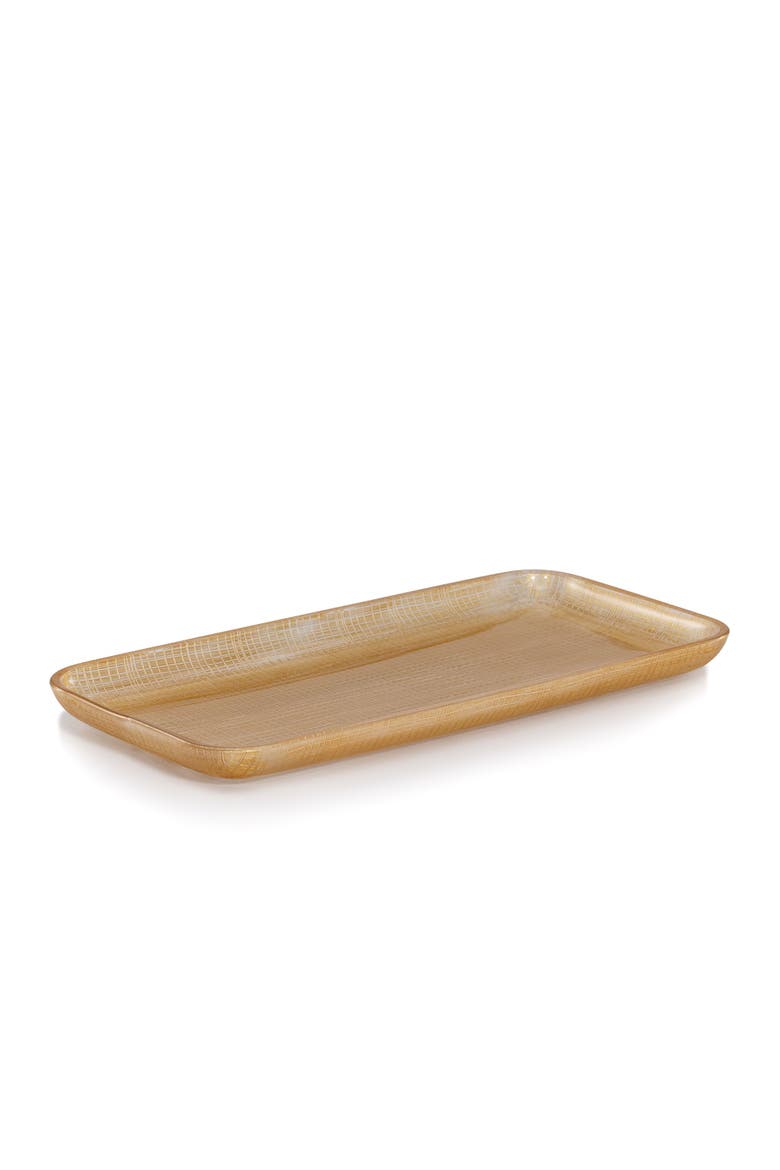 Weaver Amenity Tray, Main, color, GOLD