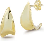 SPHERA MILANO Concave Hoop Earrings